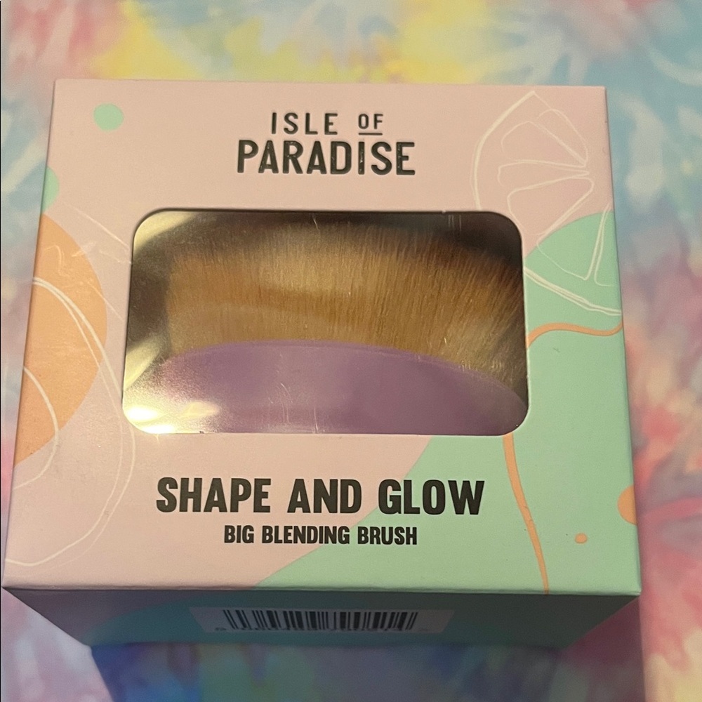 Isle of Paradise Shape and Glow Blending Brush - Purple and Tan